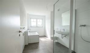 Badezimmer Zenz-Massivhaus Wohnung 